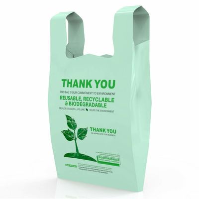 투명한 옥수수 전분 백 운반 맛이 없는 생 분해성 플라스틱 봉투