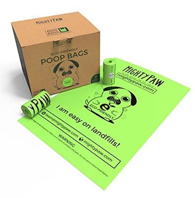 튼튼한 지구 친절한 쓰레기 봉지, 애완 동물 낭비를 위한 생물 분해성 비닐 봉투 